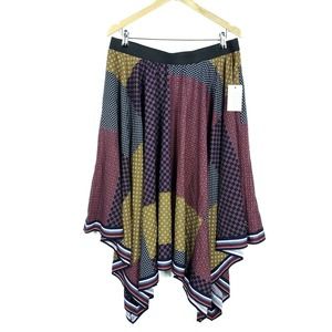 Multicolor Geometric Women's Skirt